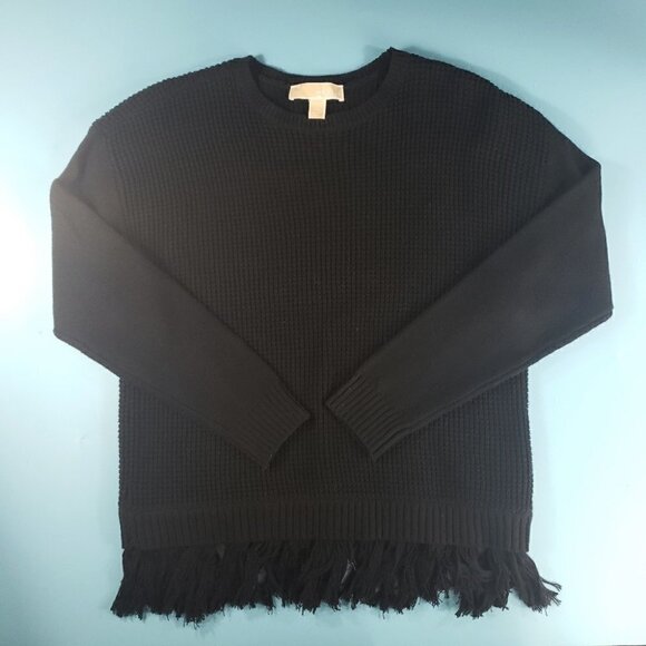 Michael Kors Sweater Women Extra Small Fringe - Picture 1 of 5